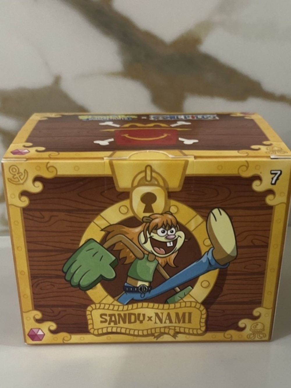 McDonald's One Piece x SpongeBob 2026 Sandy x Nami #7 Happy Meal Toy